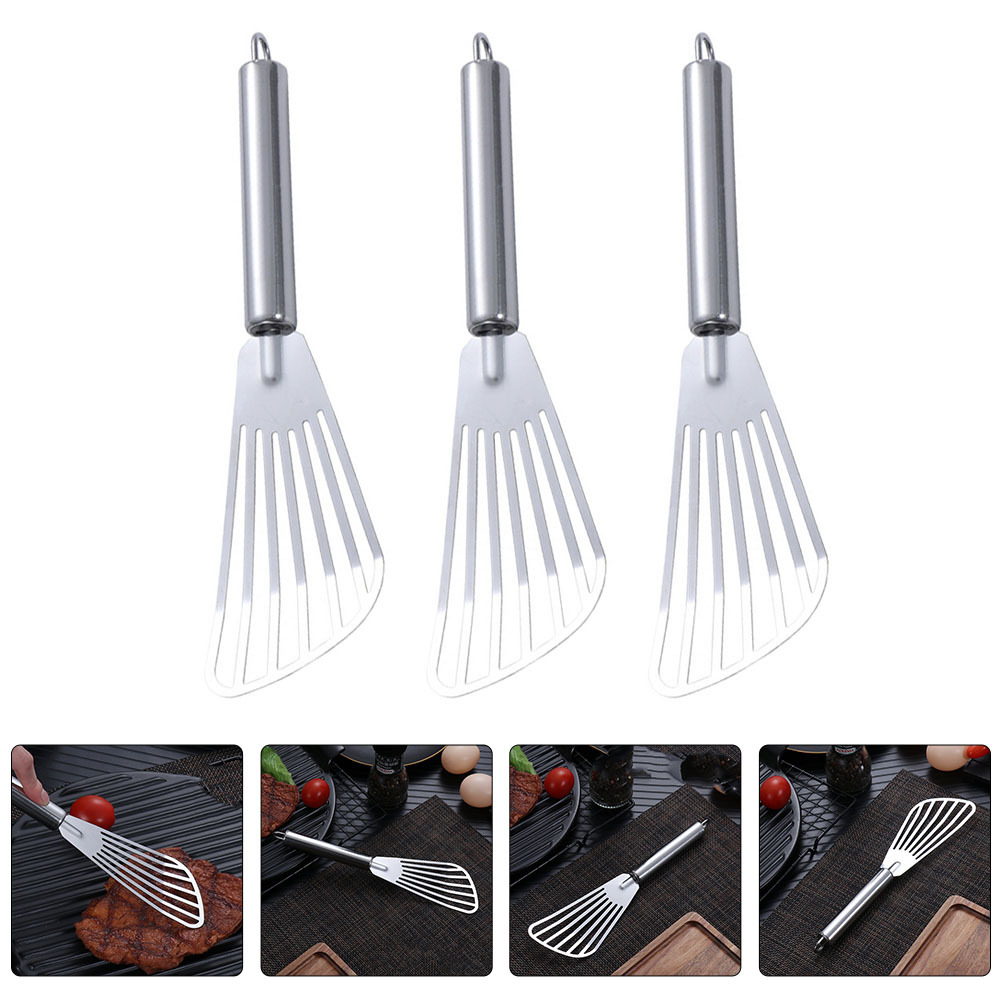 3pcs Rvs Spatel Voor Steak Fry - Kitchen Job recensie en prijs