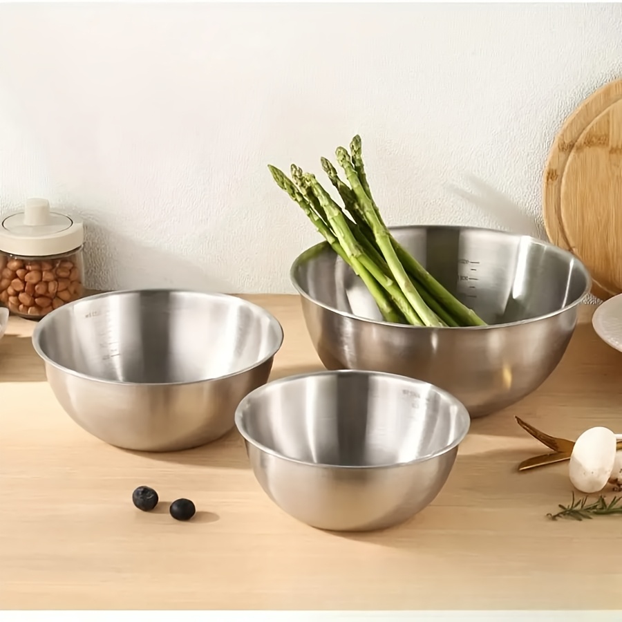 3-delige RVS Saladekom Set, Me - Kitchen Baking Store recensie en prijs