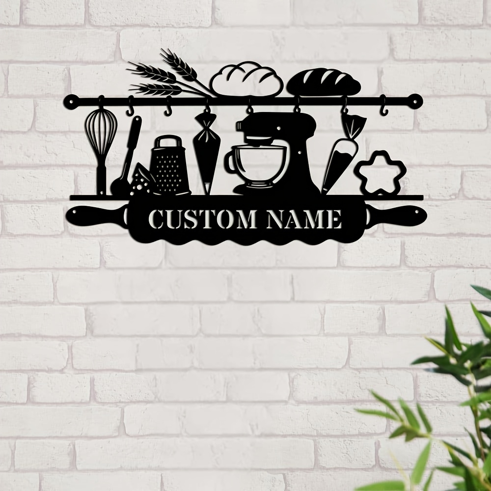 Gepersonaliseerde ijzeren wand - Baking In Kitchen recensie en prijs