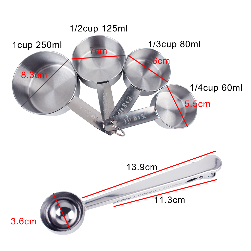 Stapelbare Maatbekers en Lepel - Kitchen Baking Kit recensie en prijs