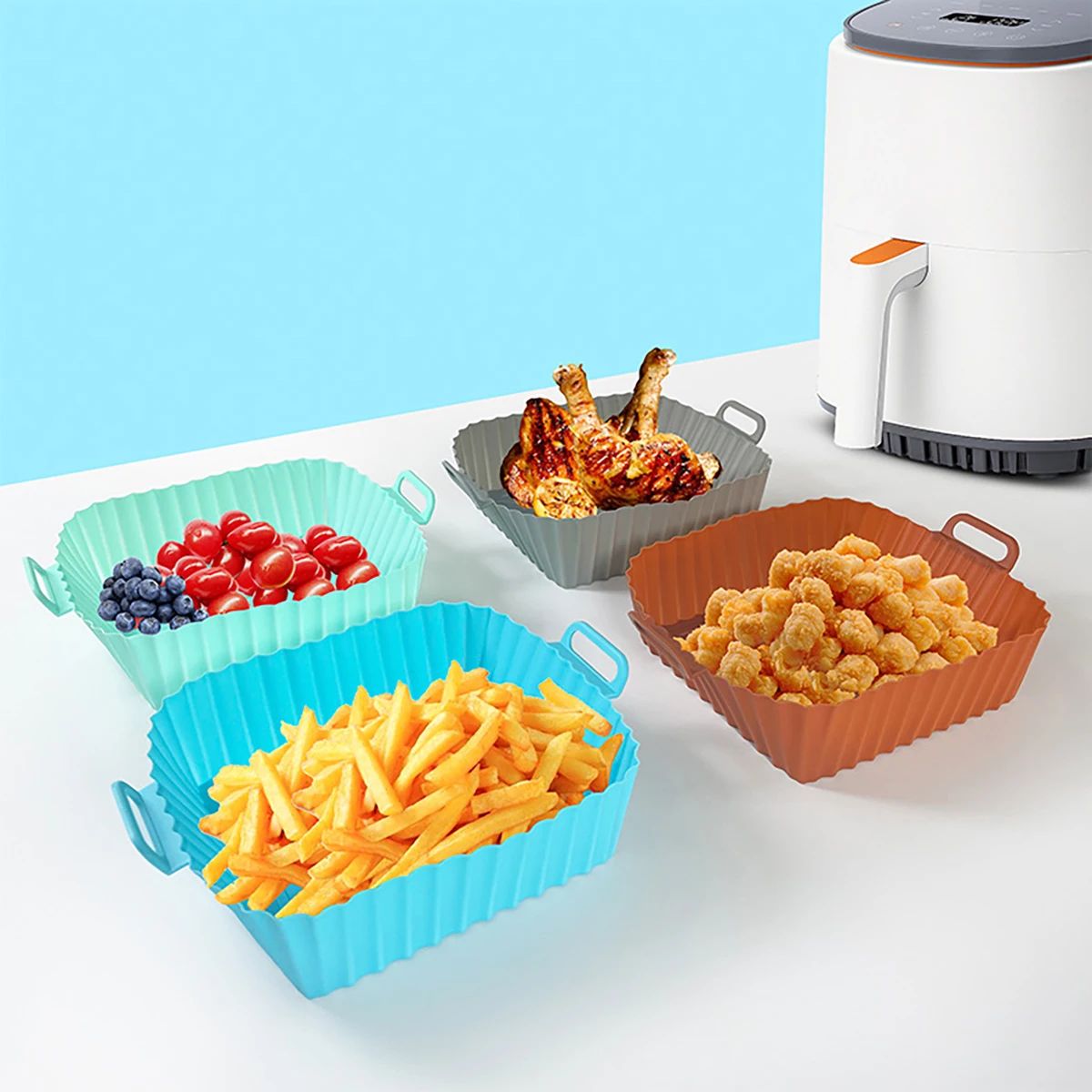 Siliconen Friteusevorm Luchtfr - Kitchen Baking Pan recensie en prijs