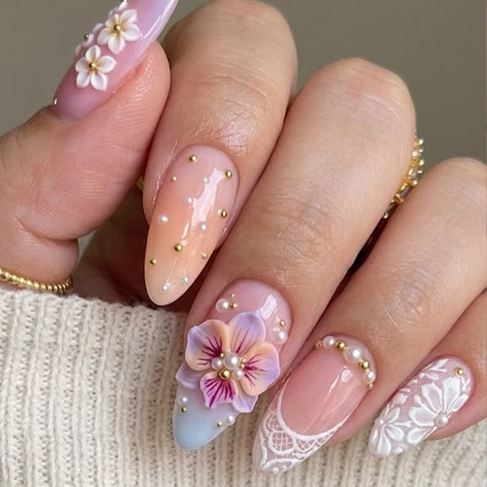 24 stuks opzetnagels roze grad - Decorating Tip Set recensie en prijs