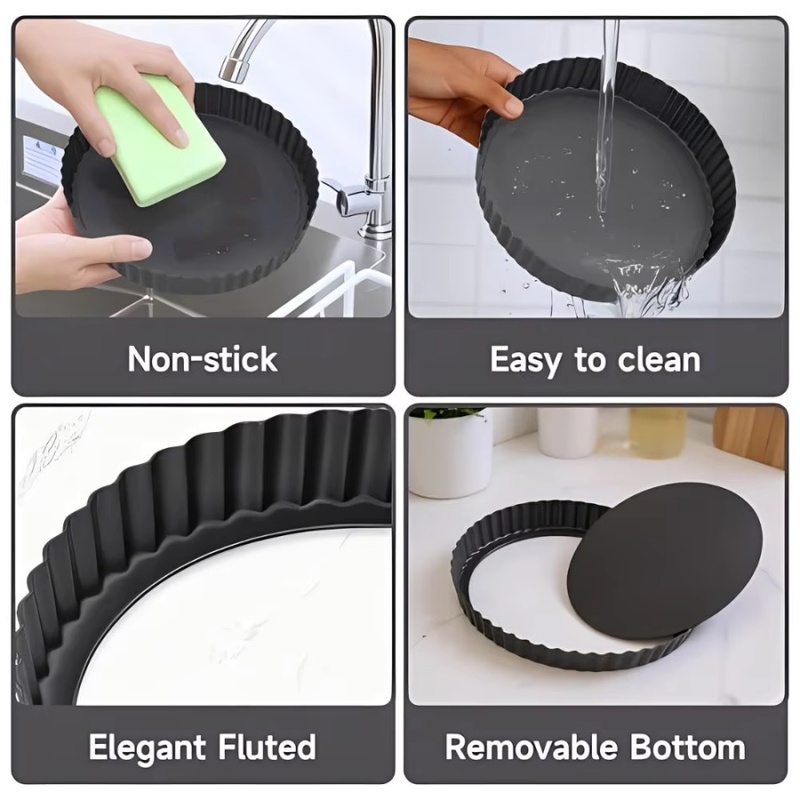 1-delige verwijderbare taartvo - Kitchen Baking Pan recensie en prijs