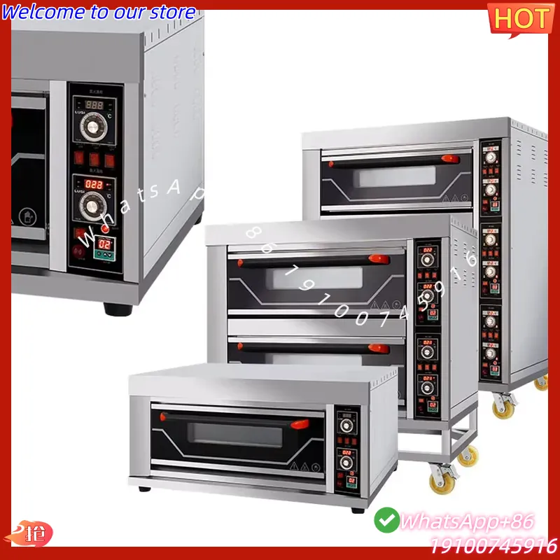 Industriële elektrische dubbel - Commercial Kitchen Baking Oven recensie en prijs