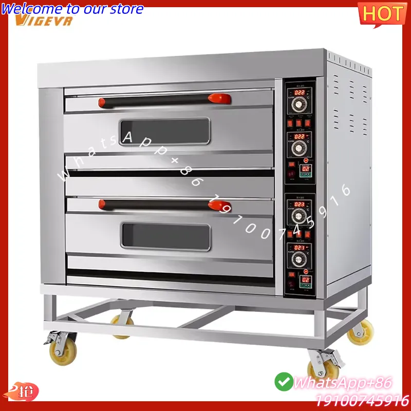 Industriële elektrische dubbel - Commercial Kitchen Baking Oven recensie en prijs