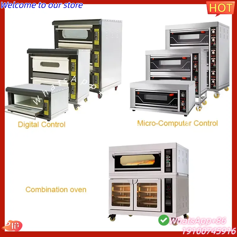 Industriële elektrische dubbel - Commercial Kitchen Baking Oven recensie en prijs