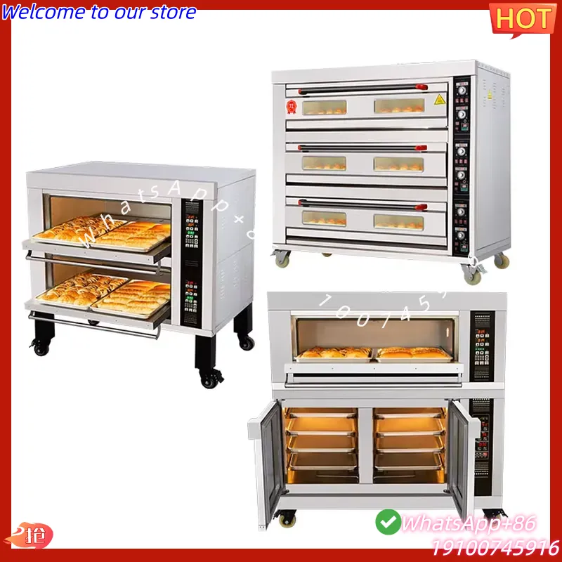 Industriële elektrische dubbel - Commercial Kitchen Baking Oven recensie en prijs