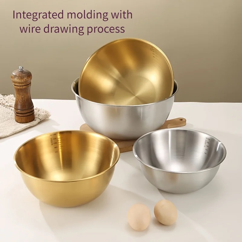 3-delige roestvrijstalen mengk - Kitchen Baking Kit recensie en prijs