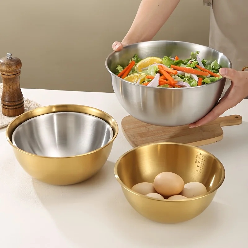 3-delige roestvrijstalen mengk - Kitchen Baking Kit recensie en prijs